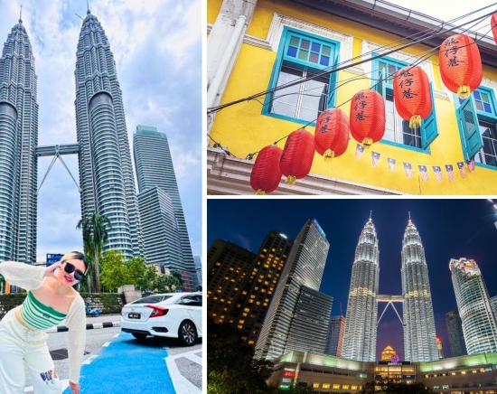 初めてのKLも安心！公共交通で巡る半日街歩きツアー　チャイナタウン散策＆ツインタワー噴水ショー＜日本語ガイド/エッグタルト付き＞